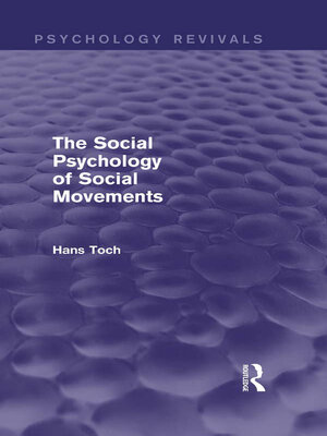cover image of The Social Psychology of Social Movements (Psychology Revivals)